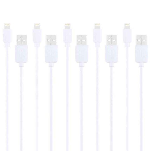 5 PCS HAWEEL 1m High Speed 8 pin to USB Sync and Charging Cable Kit for iPhone, iPad