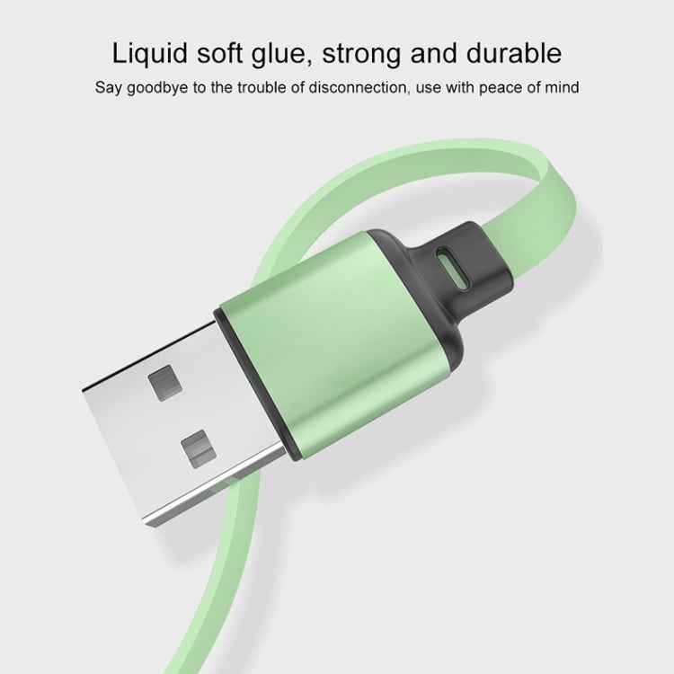 3.5A Liquid Silicone 3 in 1 USB to USB-C / Type-C + 8Pin + Micro USB Retractable Data Syn Charging Cable