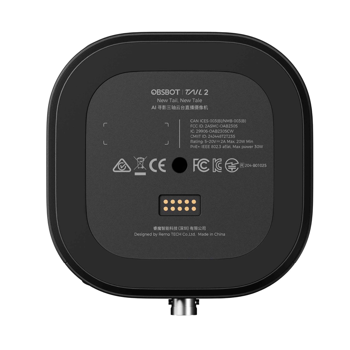 OBSBOT Tail 2 AI-Powered 4K PTZR Camera Remote Control Combo