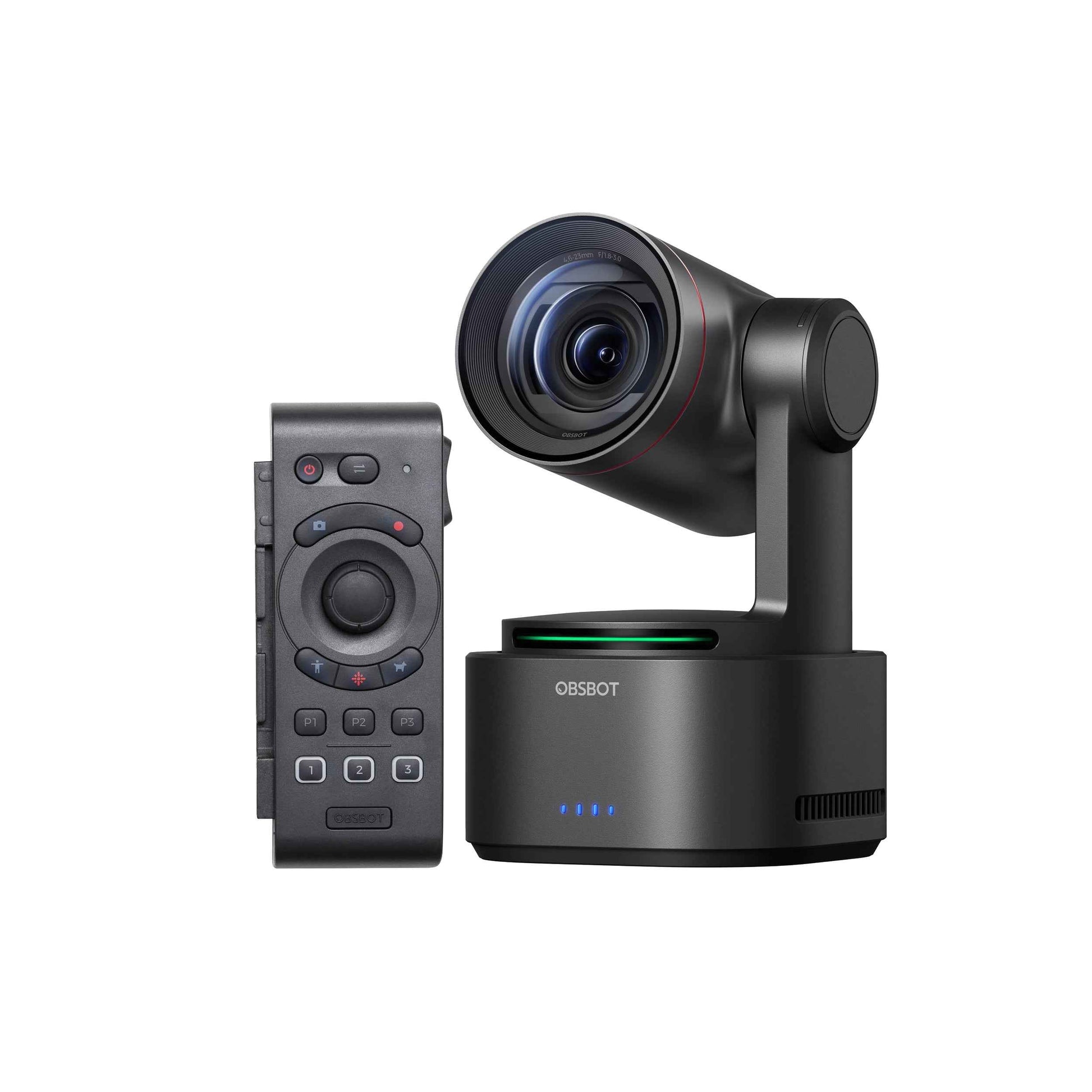 OBSBOT Tail 2 AI-Powered 4K PTZR Camera Remote Control Combo