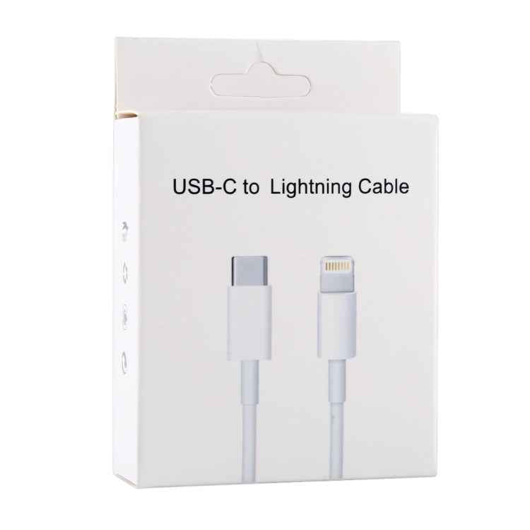 20W 9V/2A 1M USB-C / Type-C to 8 Pin PD Fast Charging Cable for iPhone, iPad, Cable Length: 1m, 20W 9V/2A