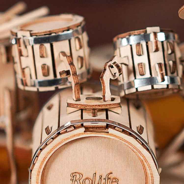 Drum Kit - Rokr 3d Wooden Puzzle