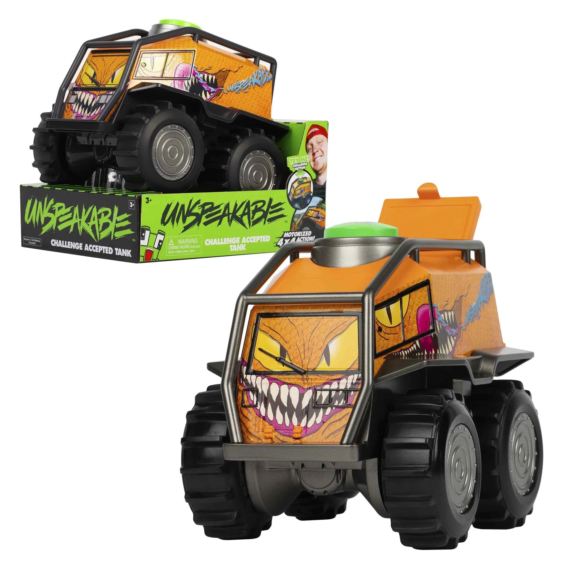 Unspeakable Challenge Accepted Tank Toy