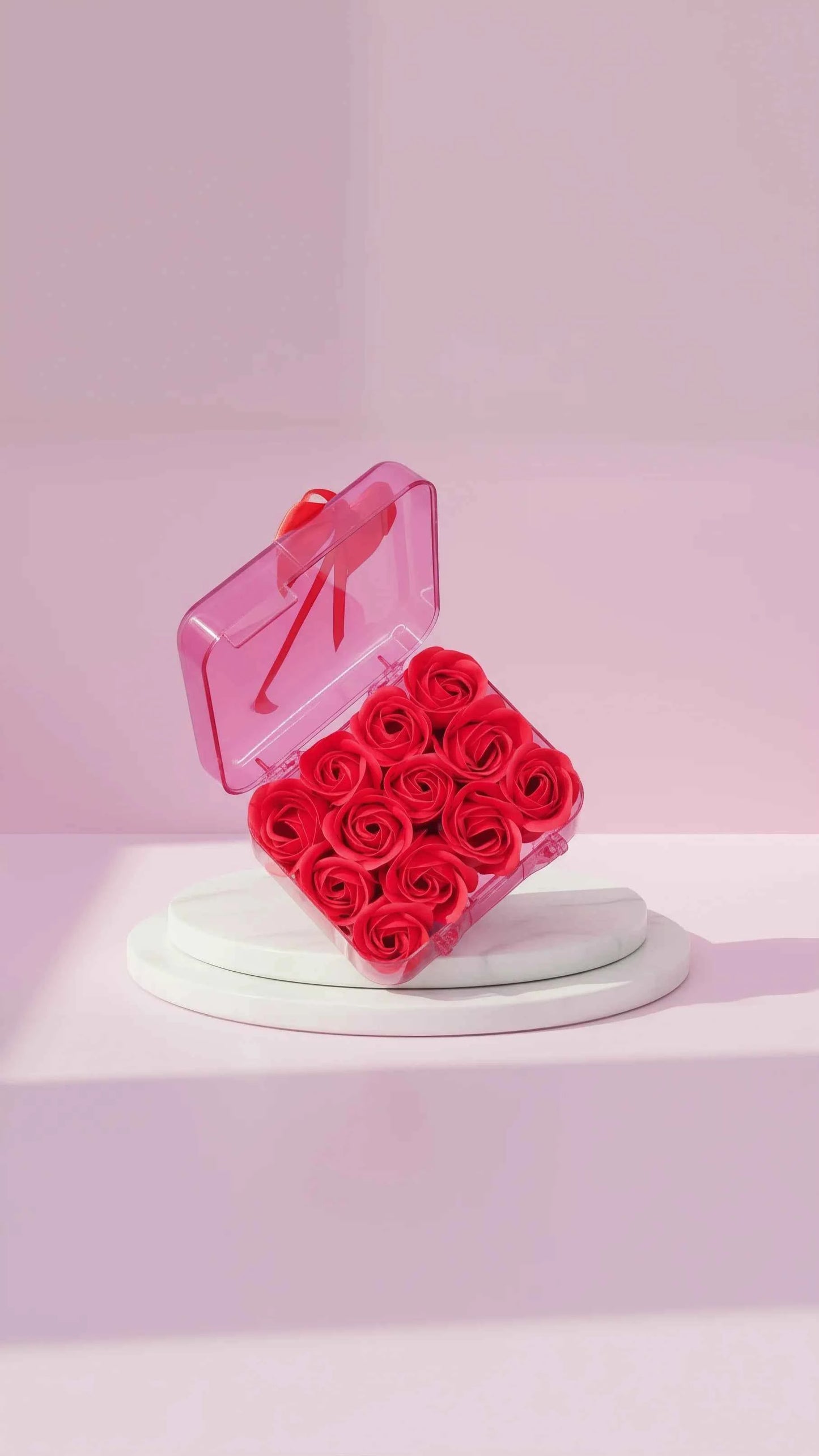 Scented Roses With Gift Box Carry Case