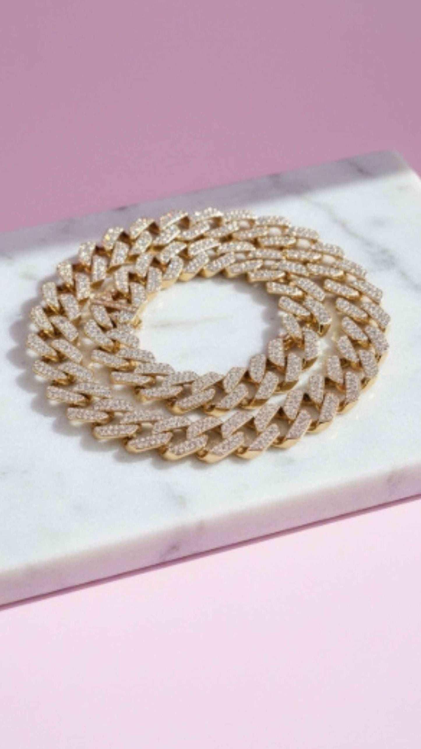 Waterproof Cuban Link Stainless Steel Chain Necklace