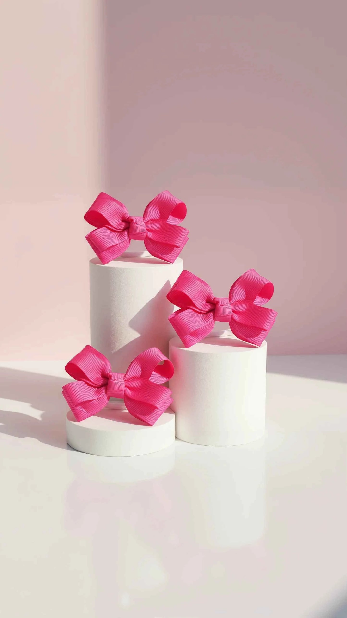 Hair Bow Clip Slide Pack of 24