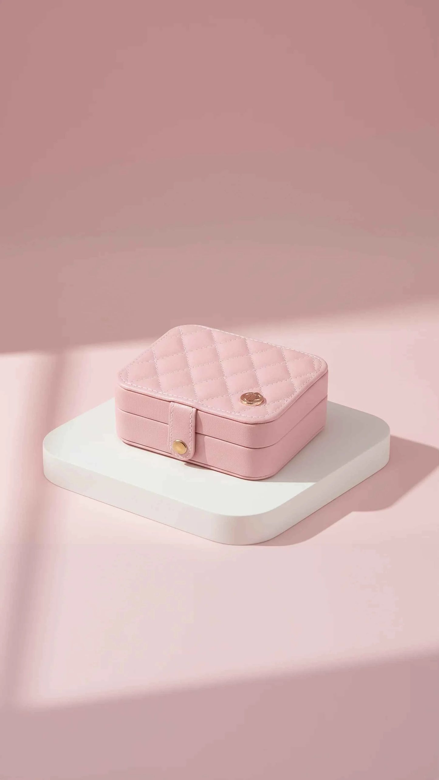 Quilted Travel Jewellery Box Organizer