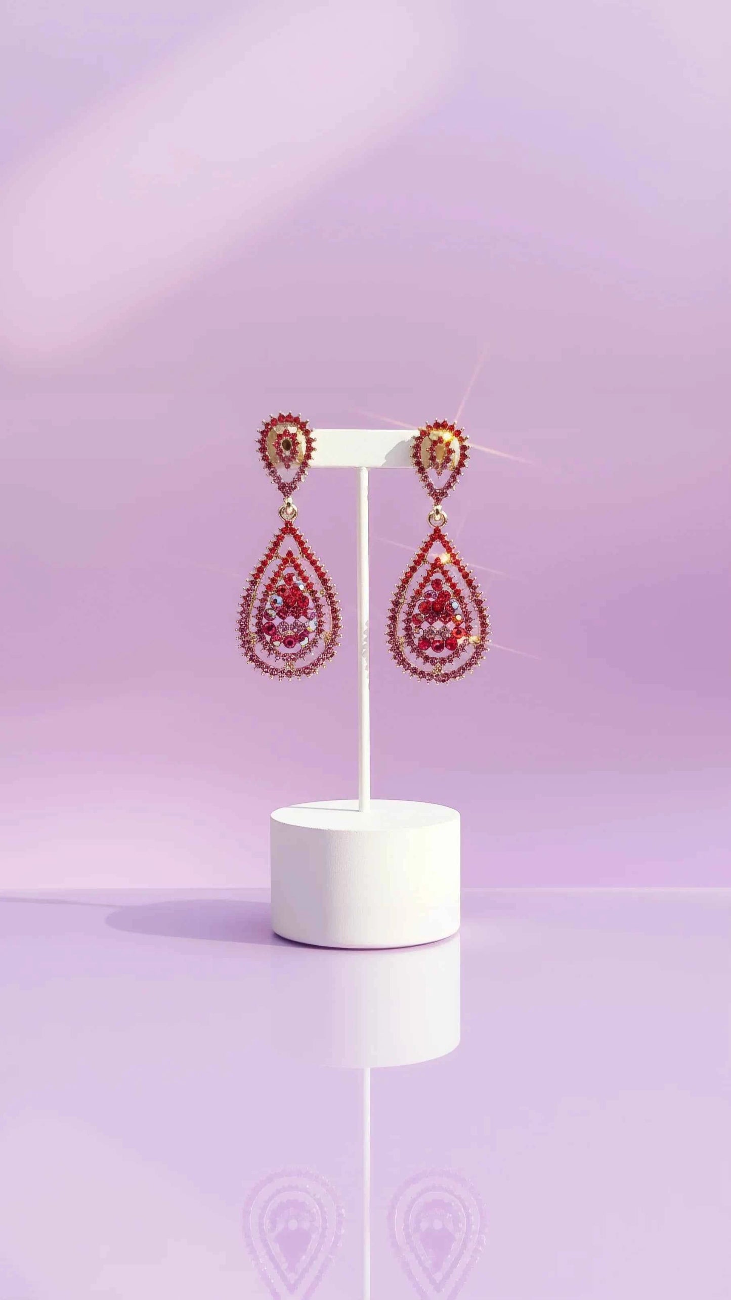 Teardrop Crystal Drop & Dangle Earrings