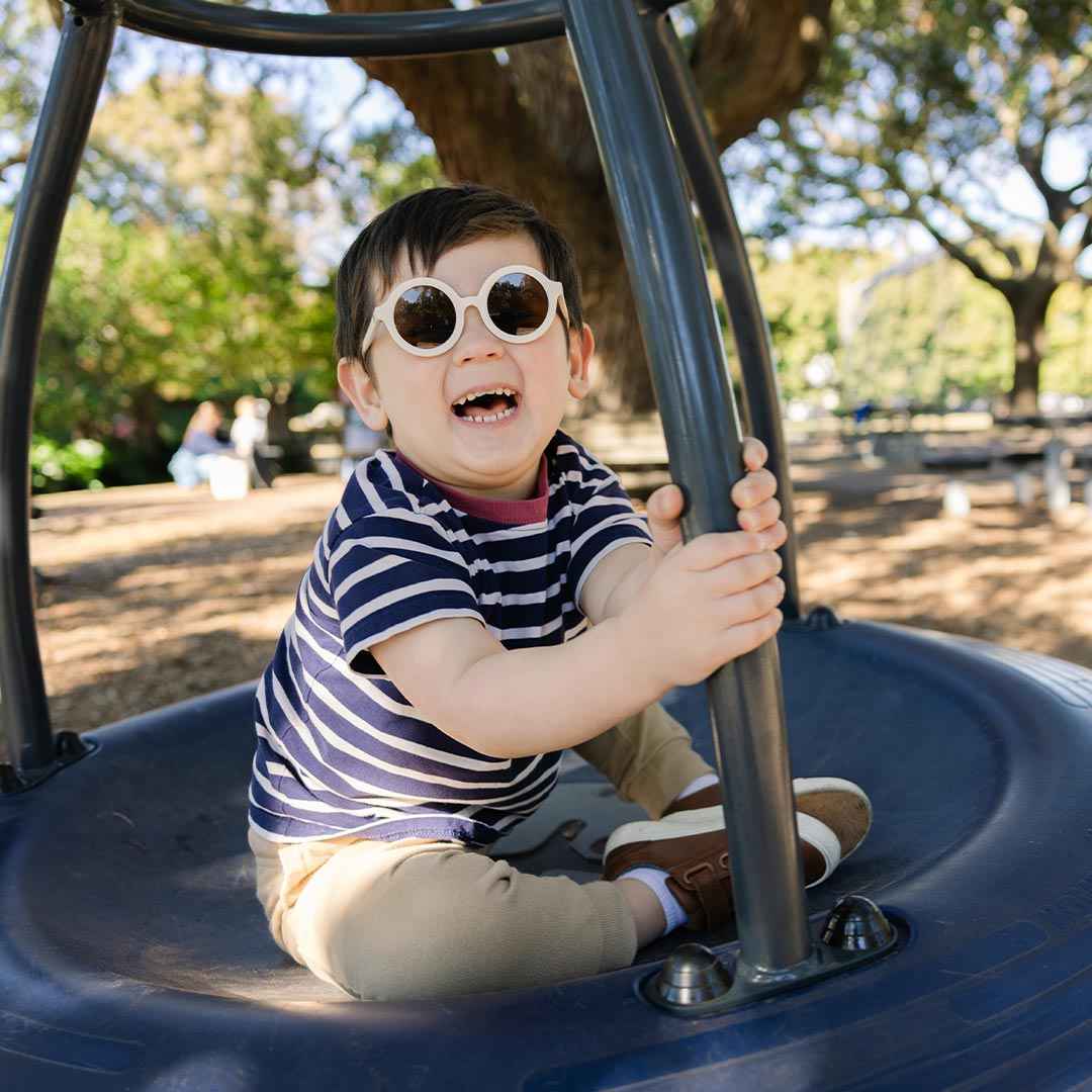 Babiators Original Euro Round Sunglasses - Sweet Cream