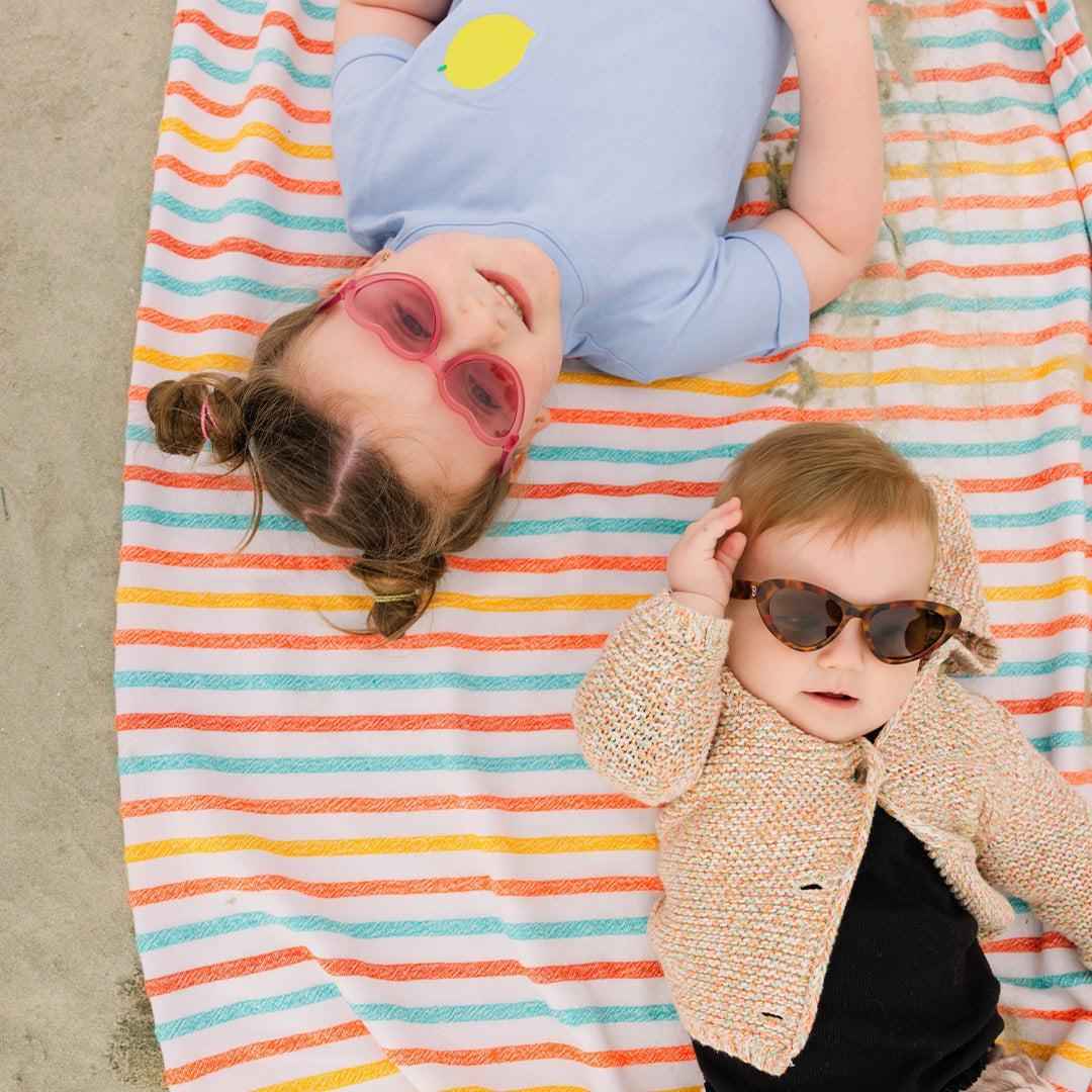 Babiators Original Mirrored Heart Sunglasses - Fuchsia Haze