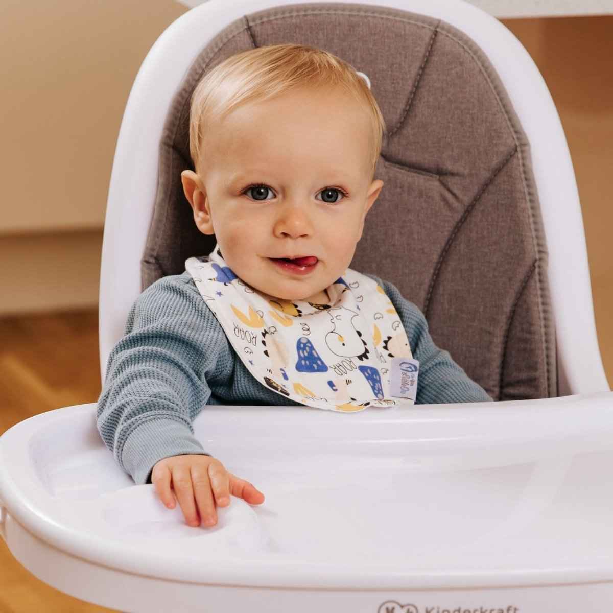 Baby Bandana Dribble Bibs Cotton Pack Of 8 - Boys