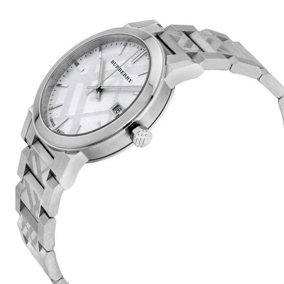 Burberry BU9037 The City Unisex Silver Watch