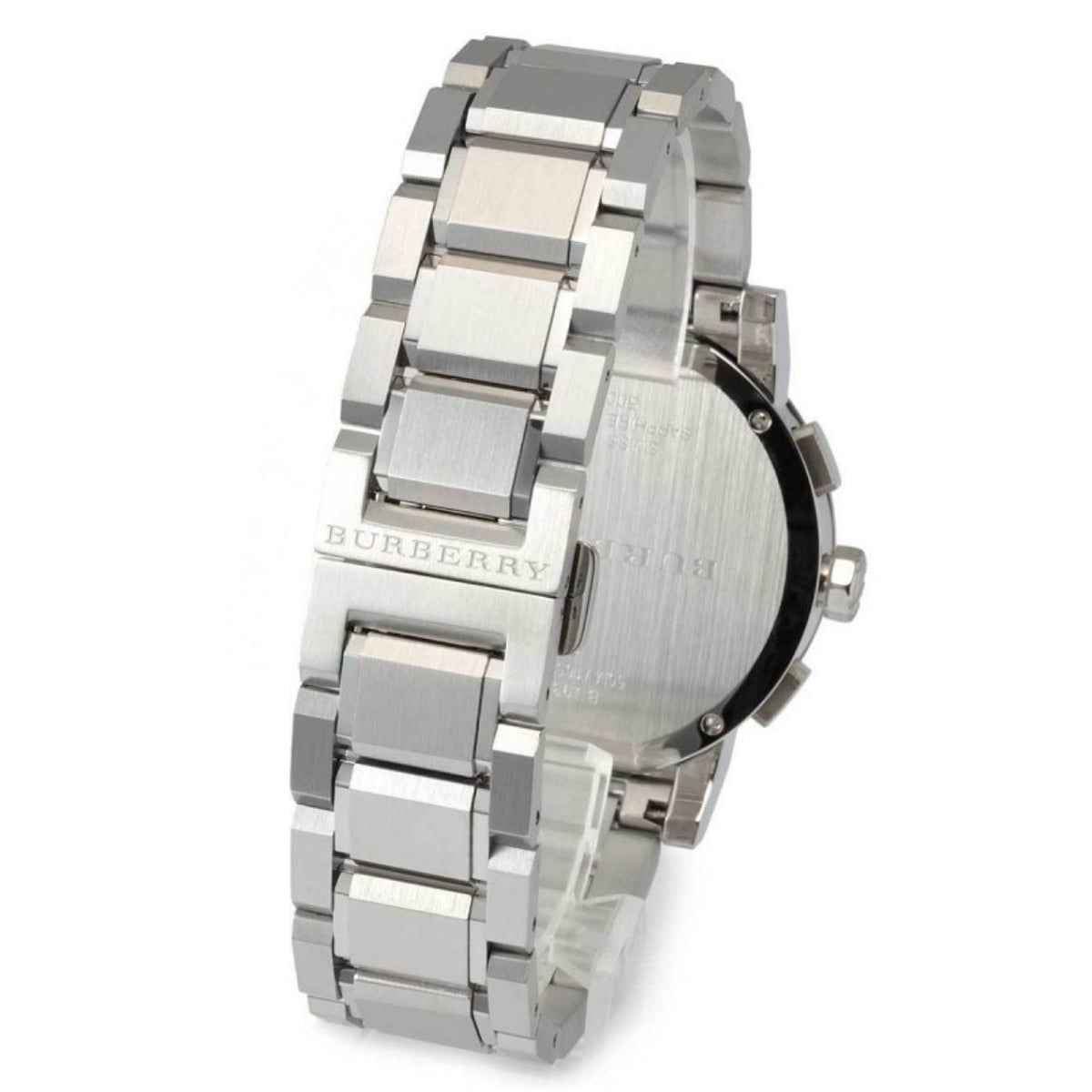 Burberry BU9351 The City Men's Silver & Black Chronograph Watch