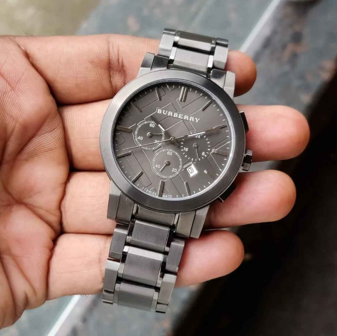 Burberry BU9354 The City Men's Watch Gunmetal