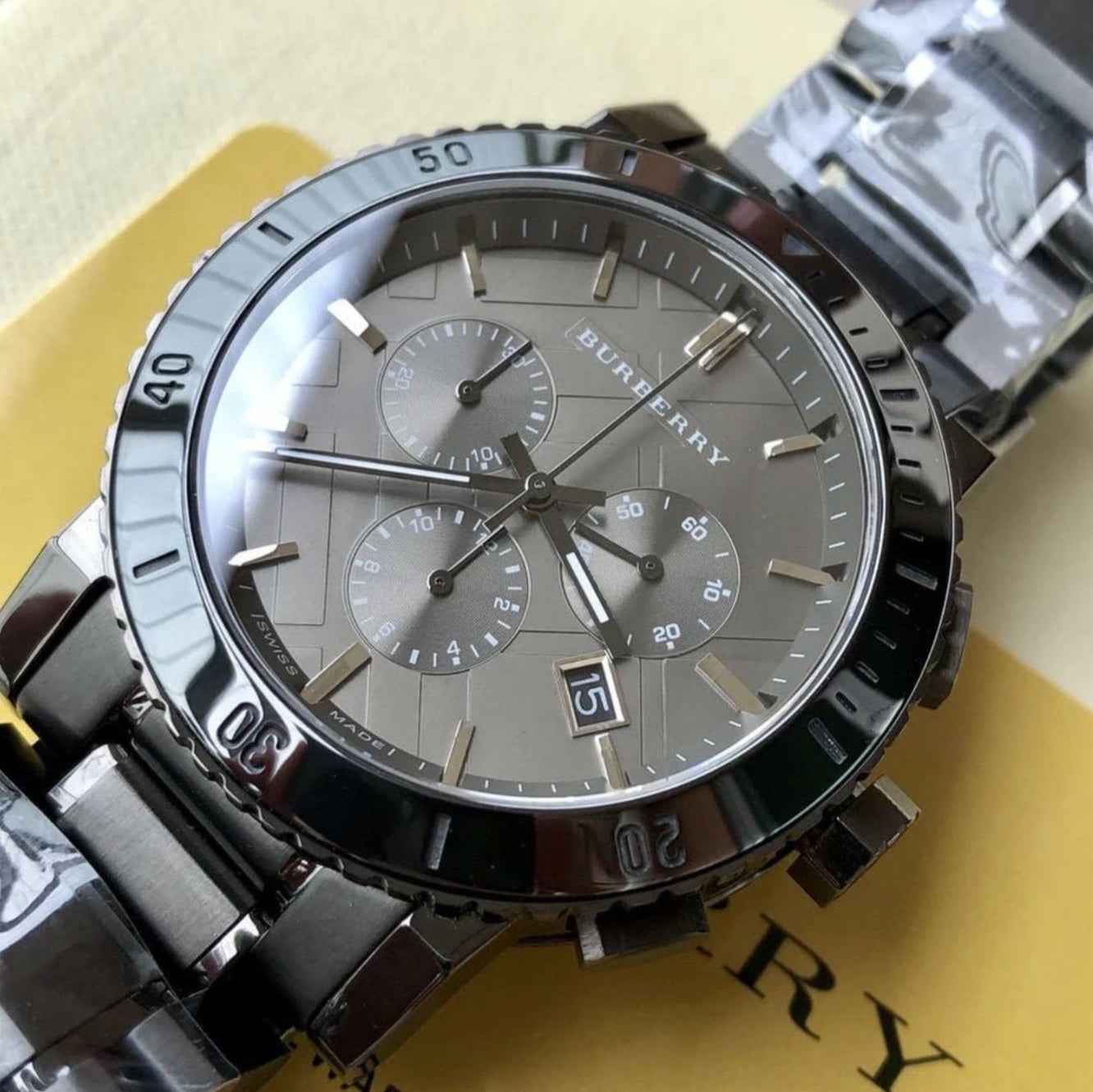 Burberry BU9381 The City Men's Watch Grey Dial