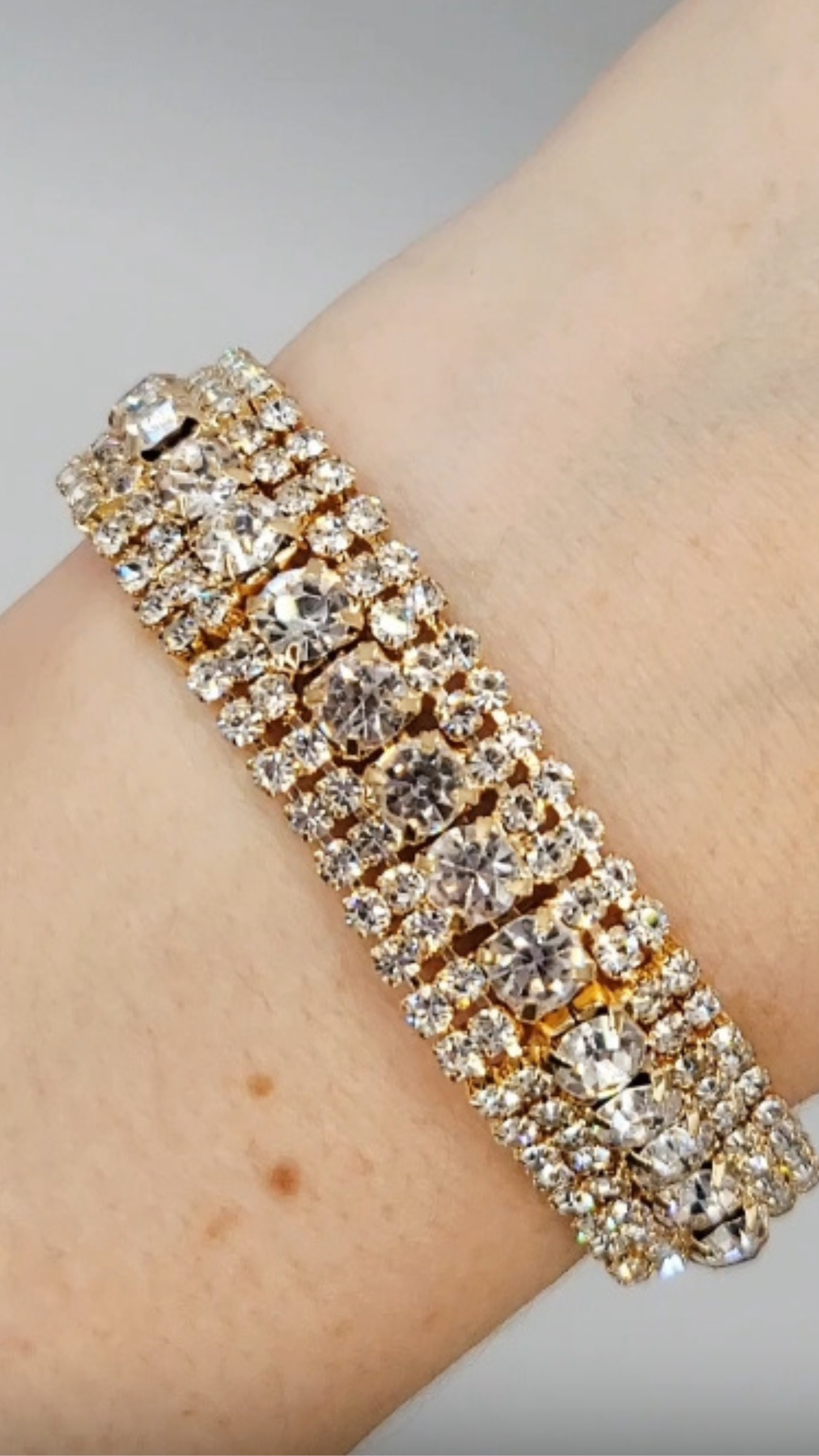 Shimmer Crystal Tennis Bracelet