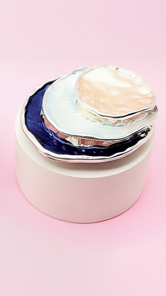 Abstract Magnetic Layered Brooch