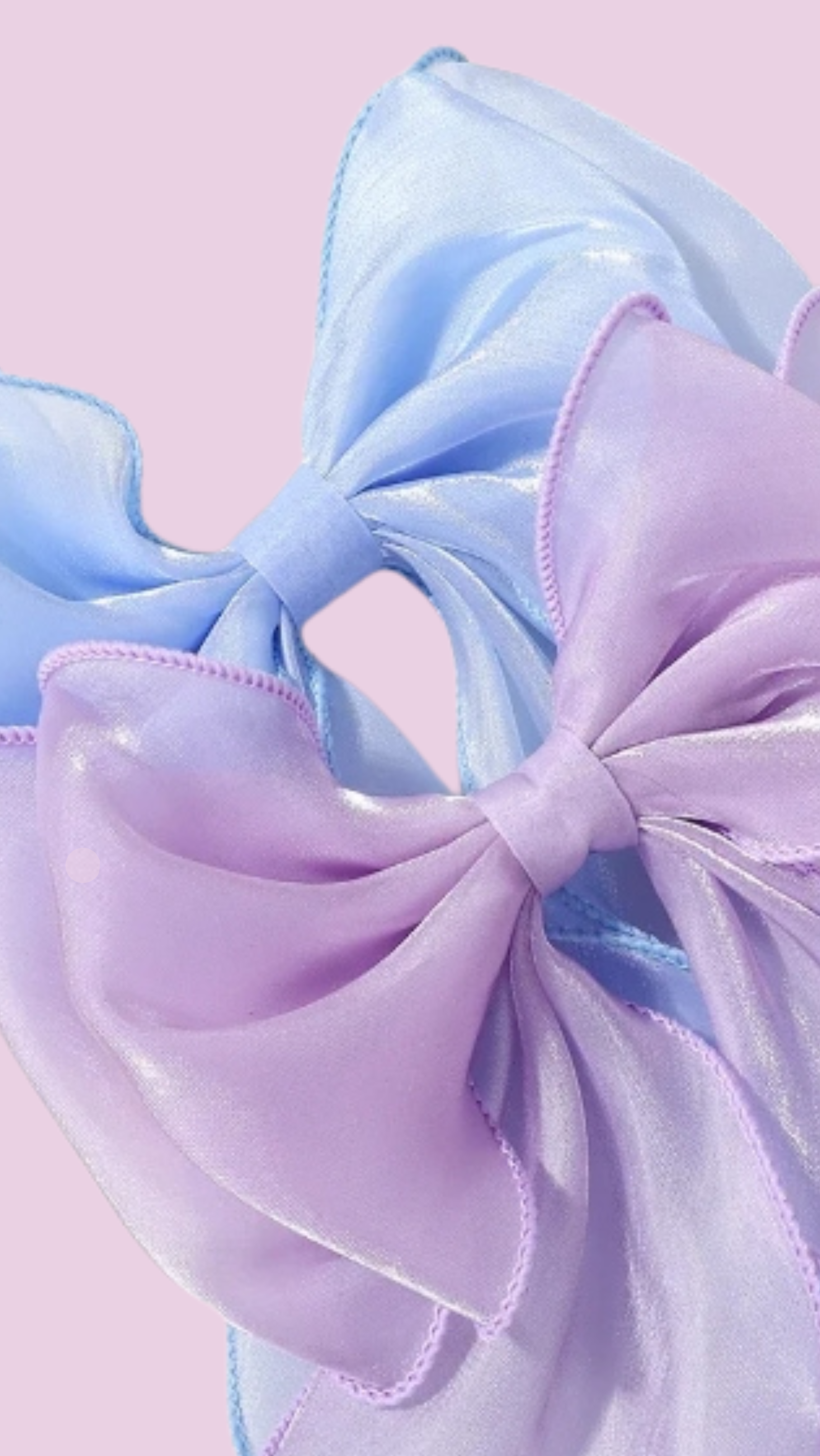 Organza Bow Knot Hair Bow Clip Slide Pack of 24
