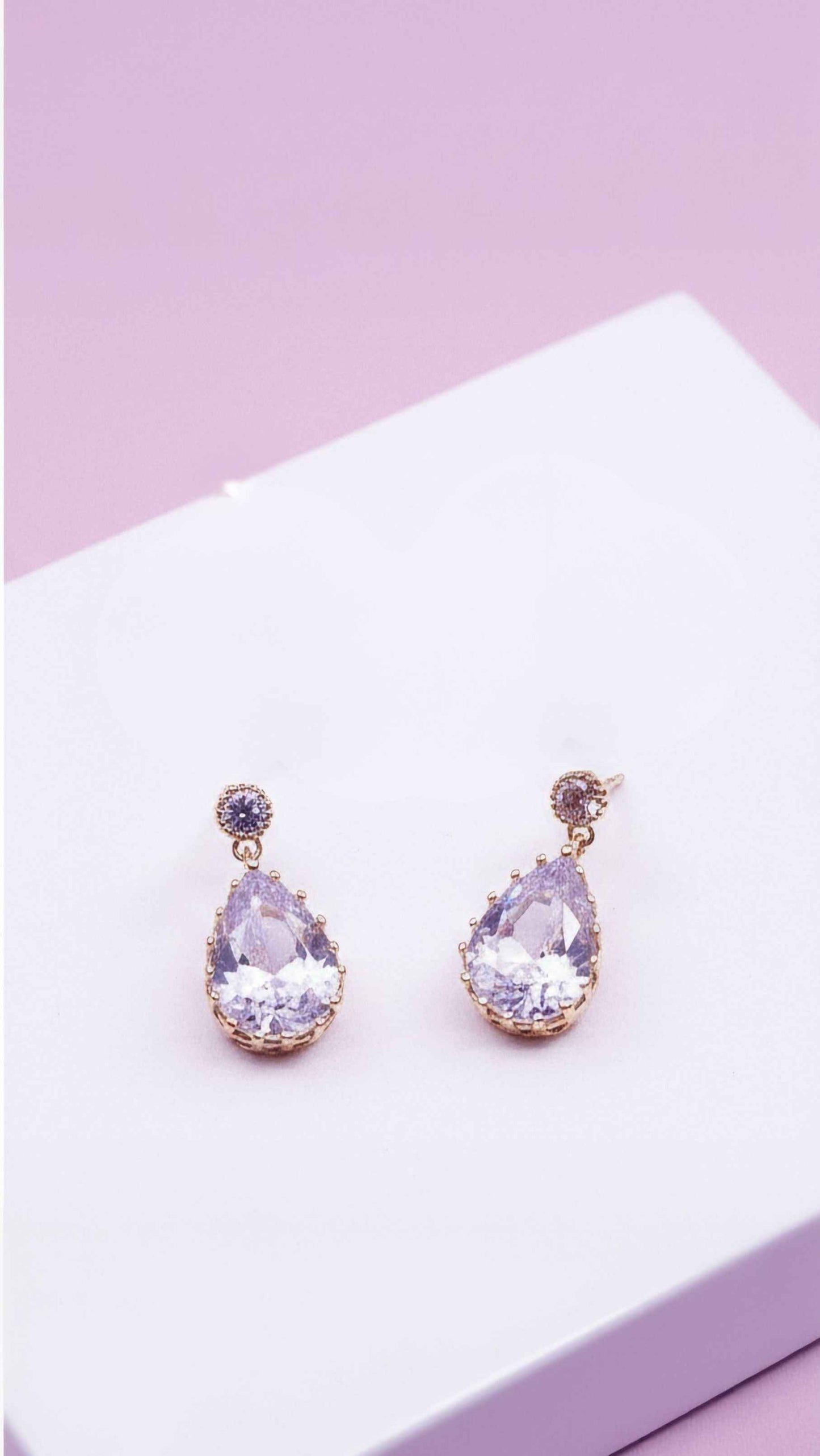 Teardrop Crystal Drop & Dangle Earrings