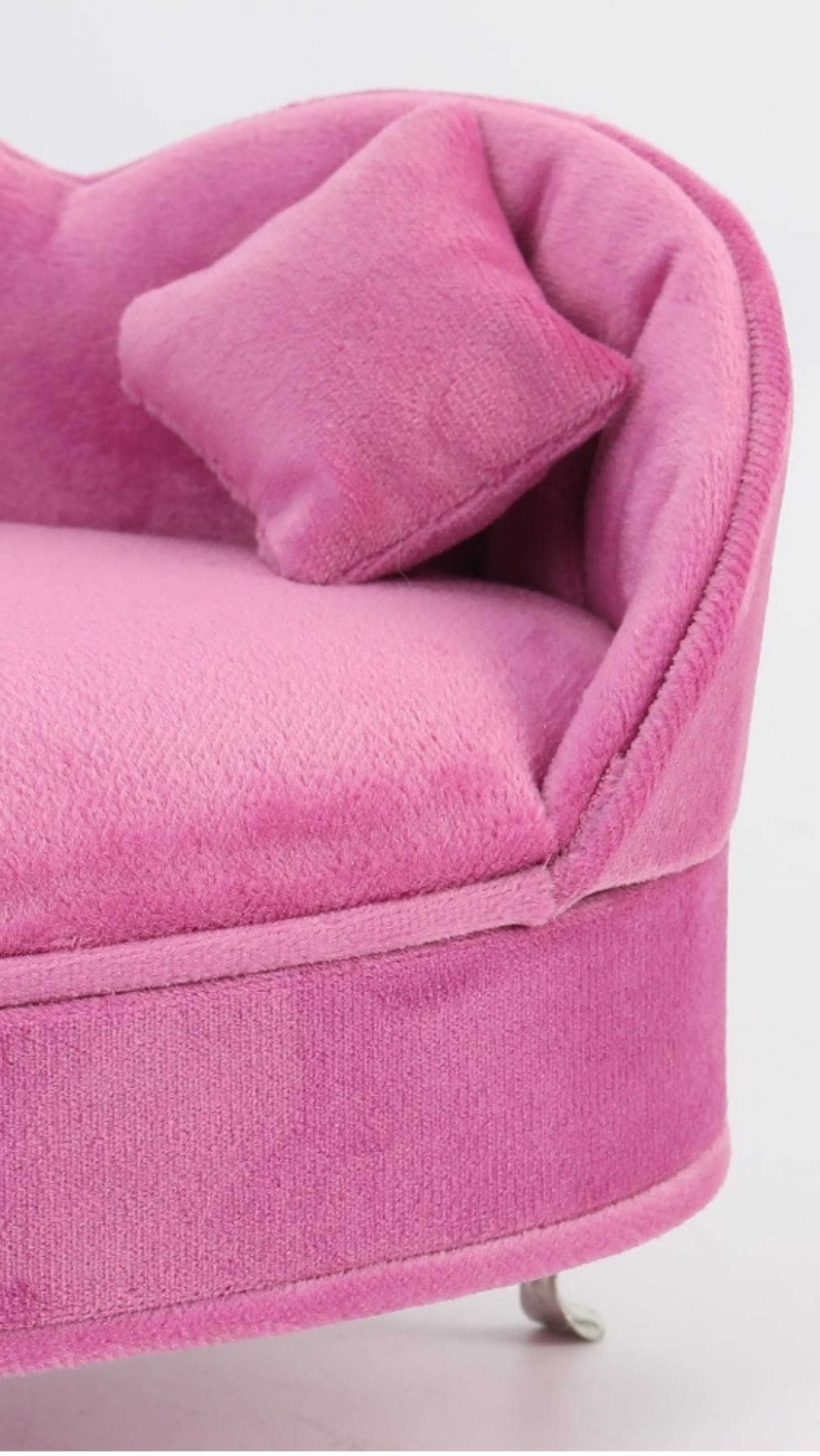Plush Heart Jewellery Box Sofa