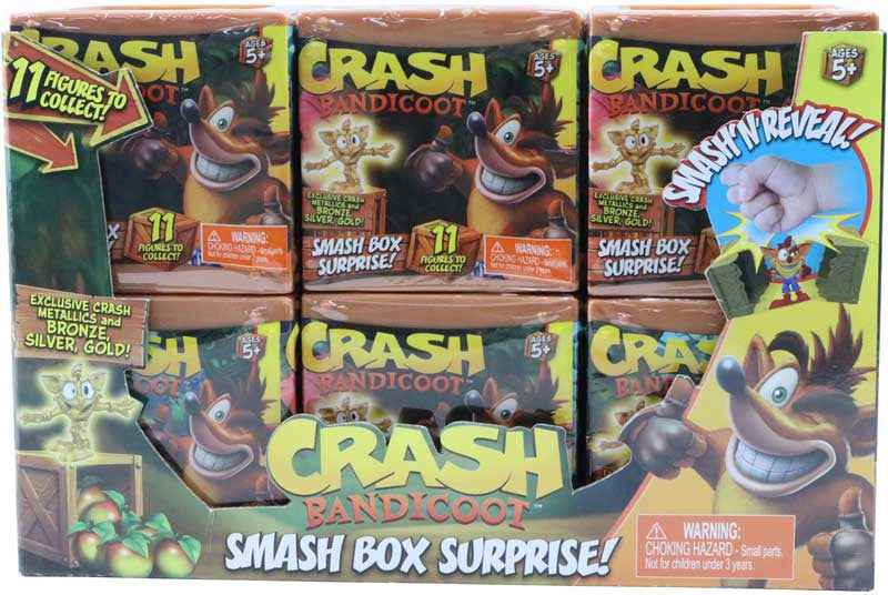Crash Bandicoot Smash Box Surprise Figure