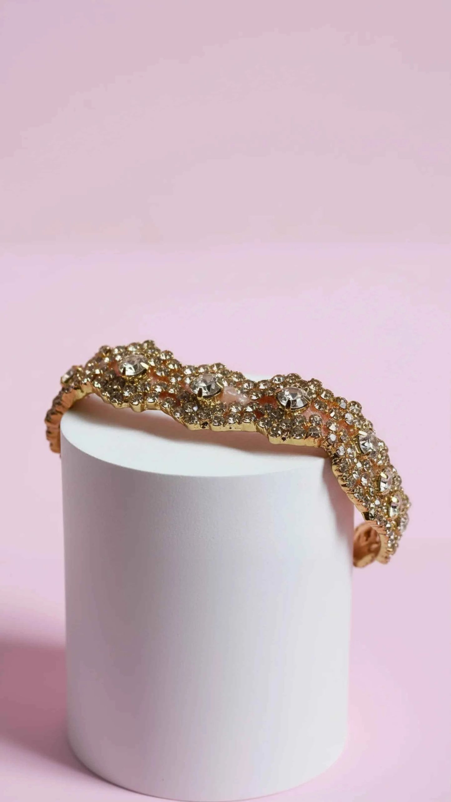 Geometric Flexi Crystal Tennis Bracelet