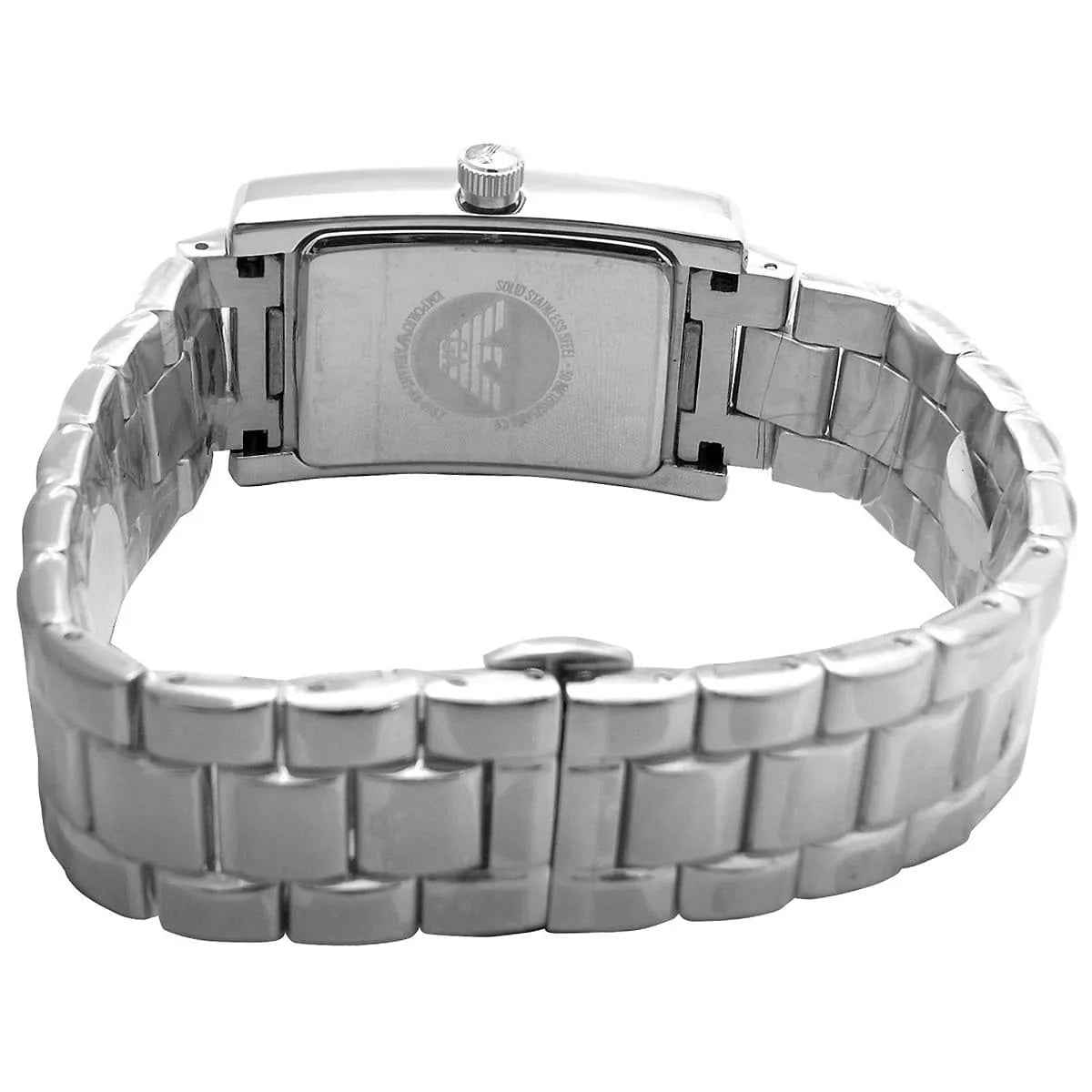Emporio Armani AR0157 Classic Women's Rectangular Silver Watch