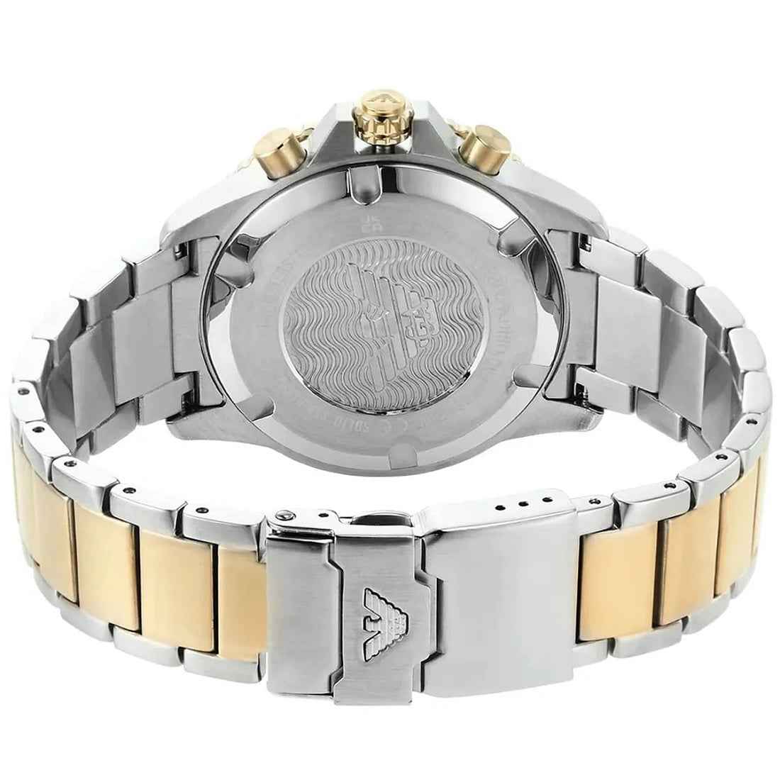 Emporio Armani AR11362 Diver Men's Two-Tone Gold Watch