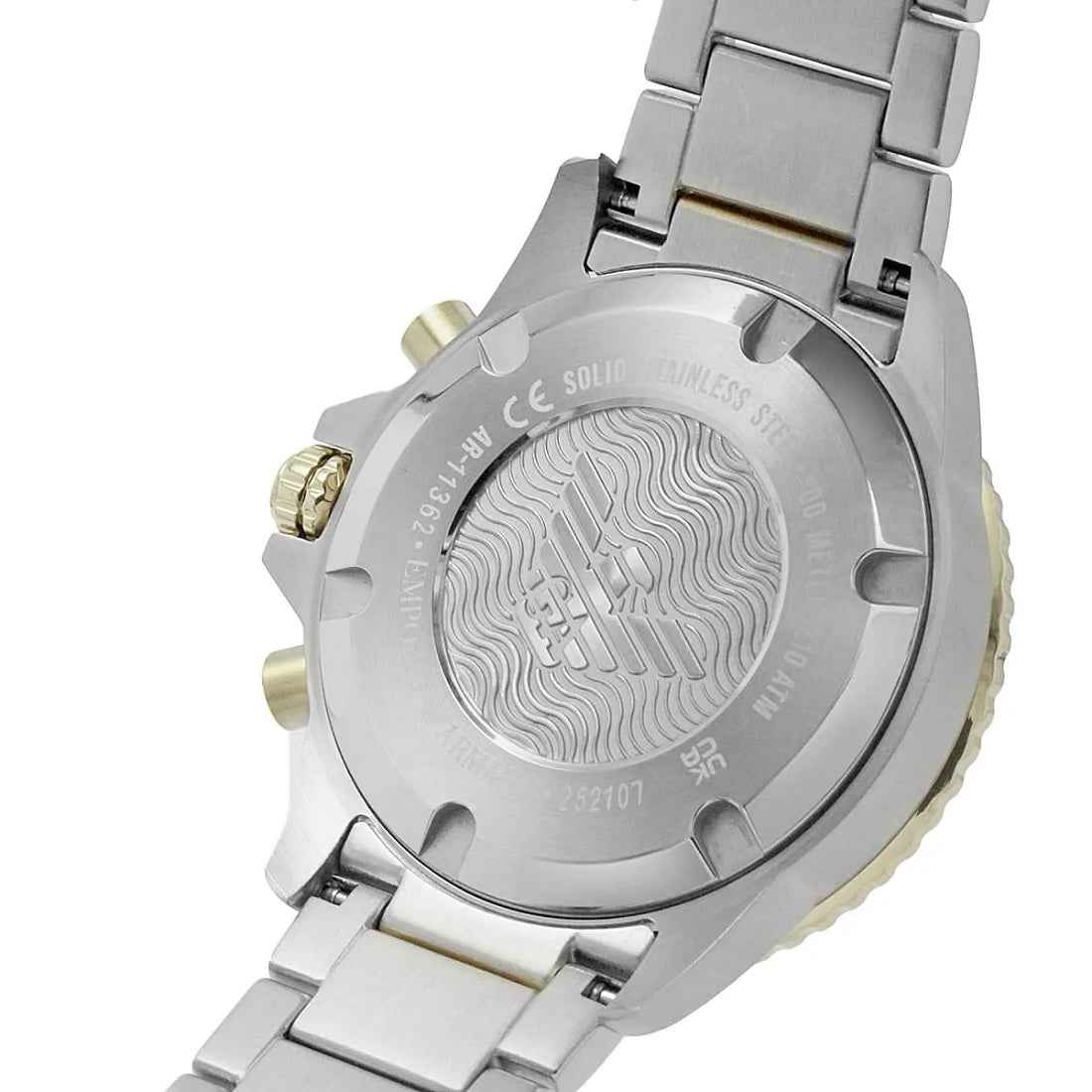 Emporio Armani AR11362 Diver Men's Two-Tone Gold Watch