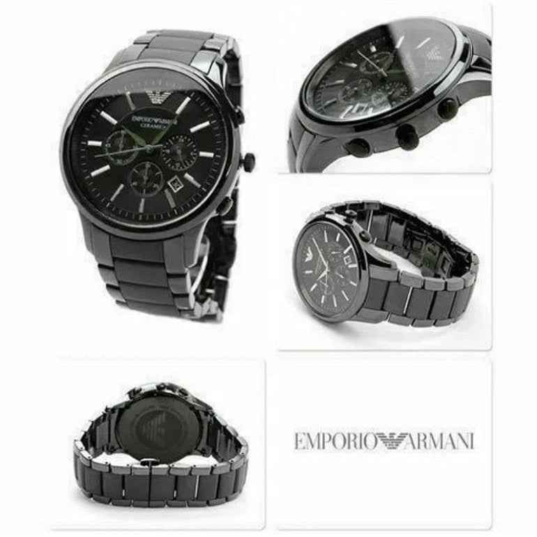 Emporio Armani AR1451 Ceramica Men's Black Ceramic Watch
