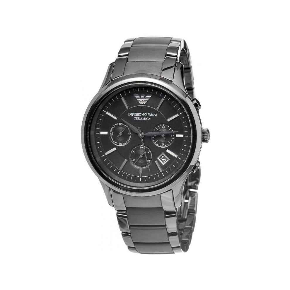 Emporio Armani AR1452 Ceramica Men's 43mm Black Ceramic Watch