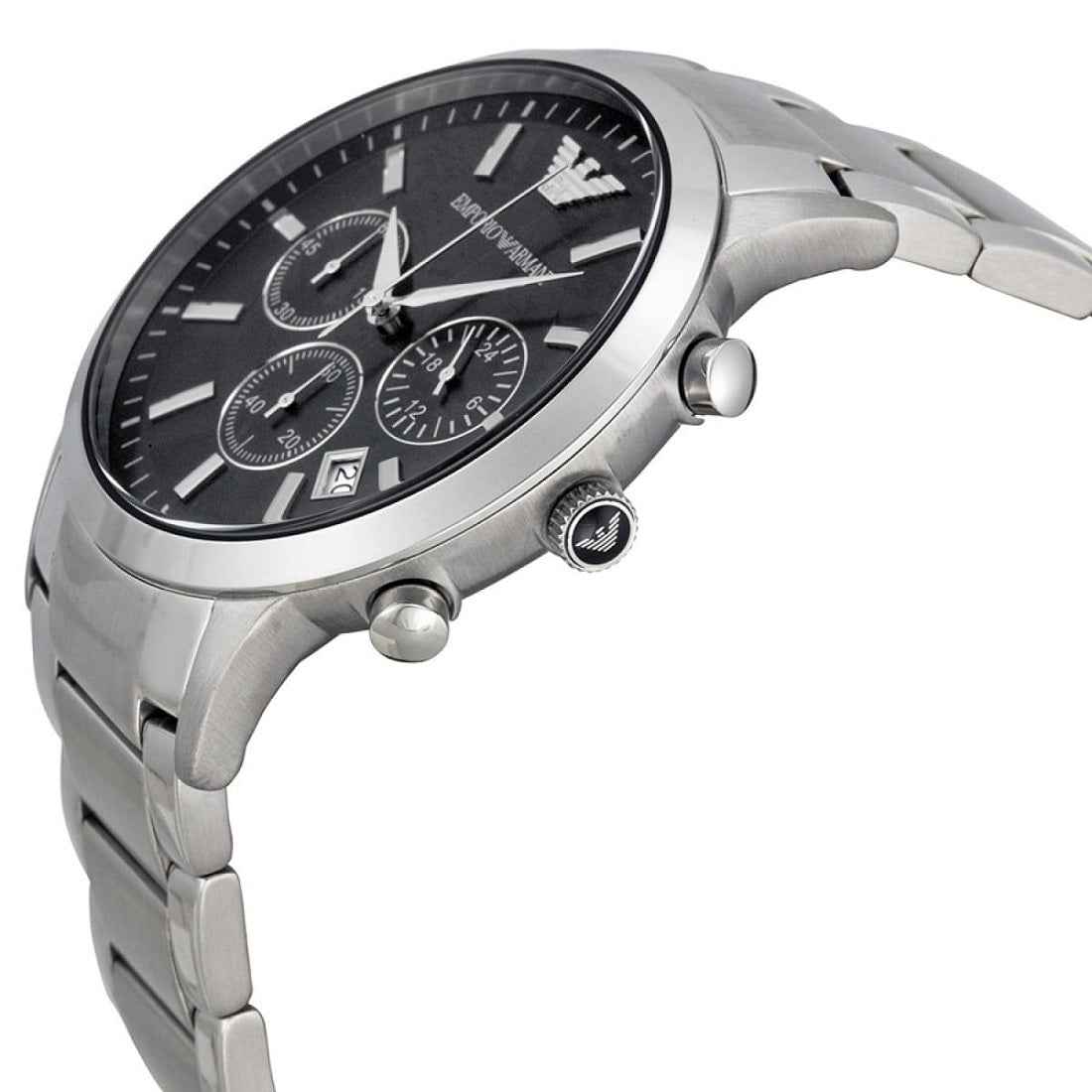 Emporio Armani AR2434 Renato Men's Silver Watch