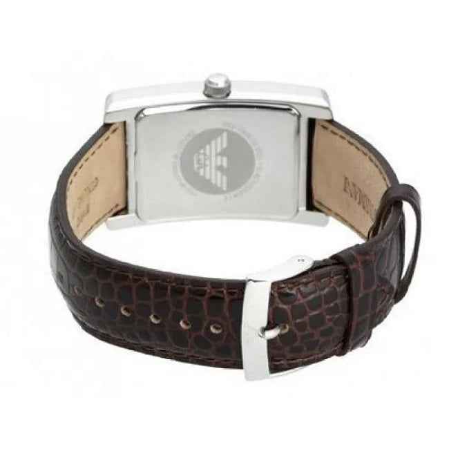 Emporio Armani AR0154 Classic Men's Rectangular Beige Watch