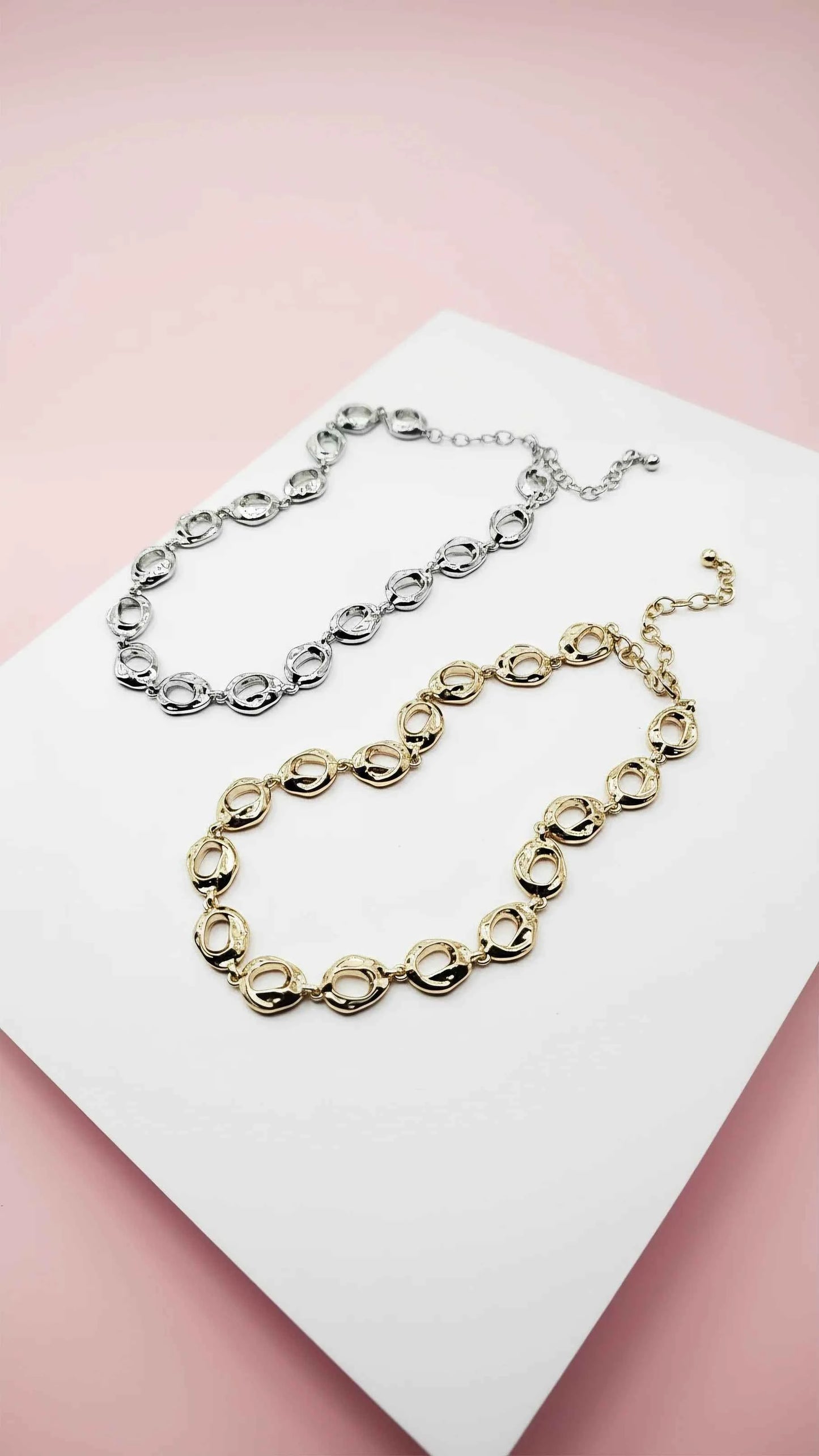 Melted Link Chain Necklace