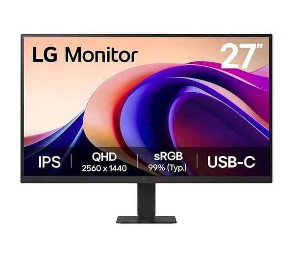 LG 27U631A-B 27" IPS LCD MONITOR QUAD HD 1440P 100HZ 5MS HDR10 HDMI USB TYPE-C