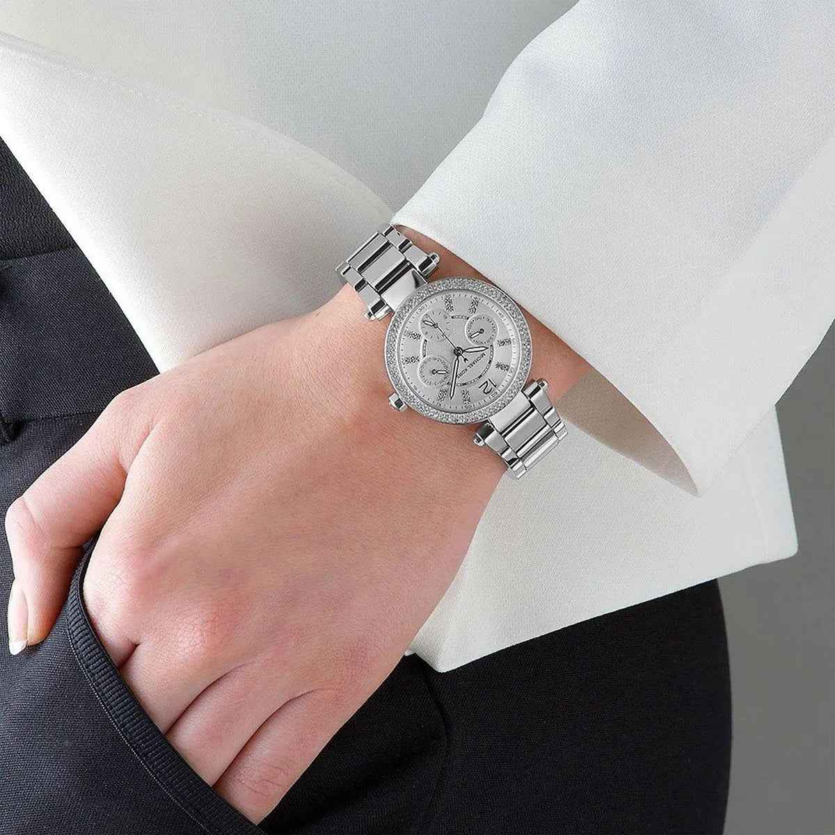 Michael Kors MK5615 Mini Parker Women's Silver Watch