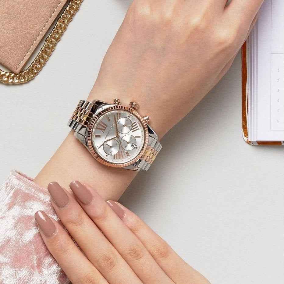 Michael Kors MK5735 Lexington Women's Tri-Tone Watch