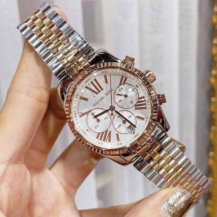 Michael Kors MK5735 Lexington Women's Tri-Tone Watch