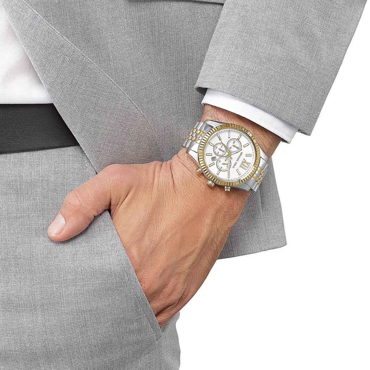 Michael Kors MK8344 Lexington Men's Two-Tone Watch