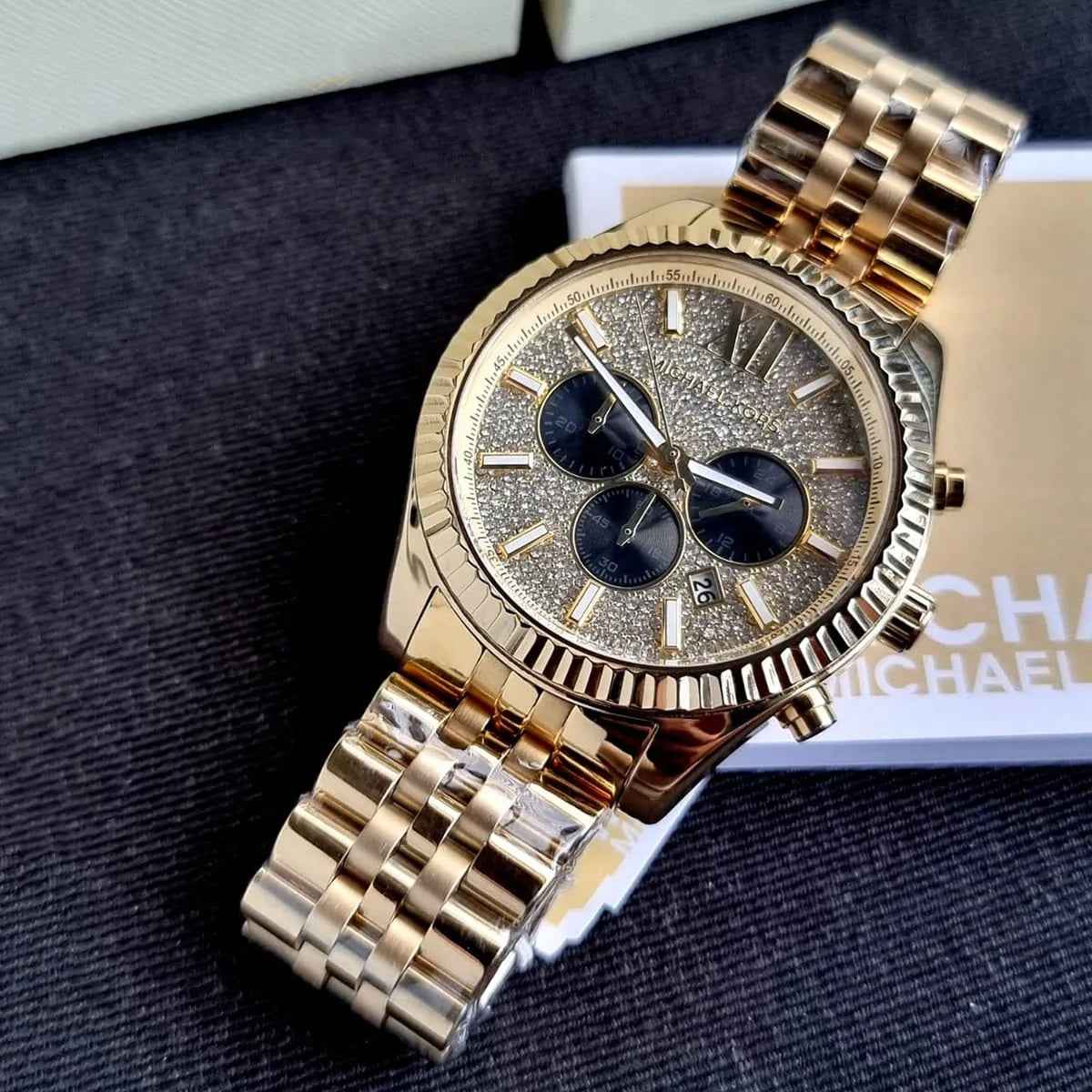 Michael Kors MK8494 Lexington Men's Gold Watch