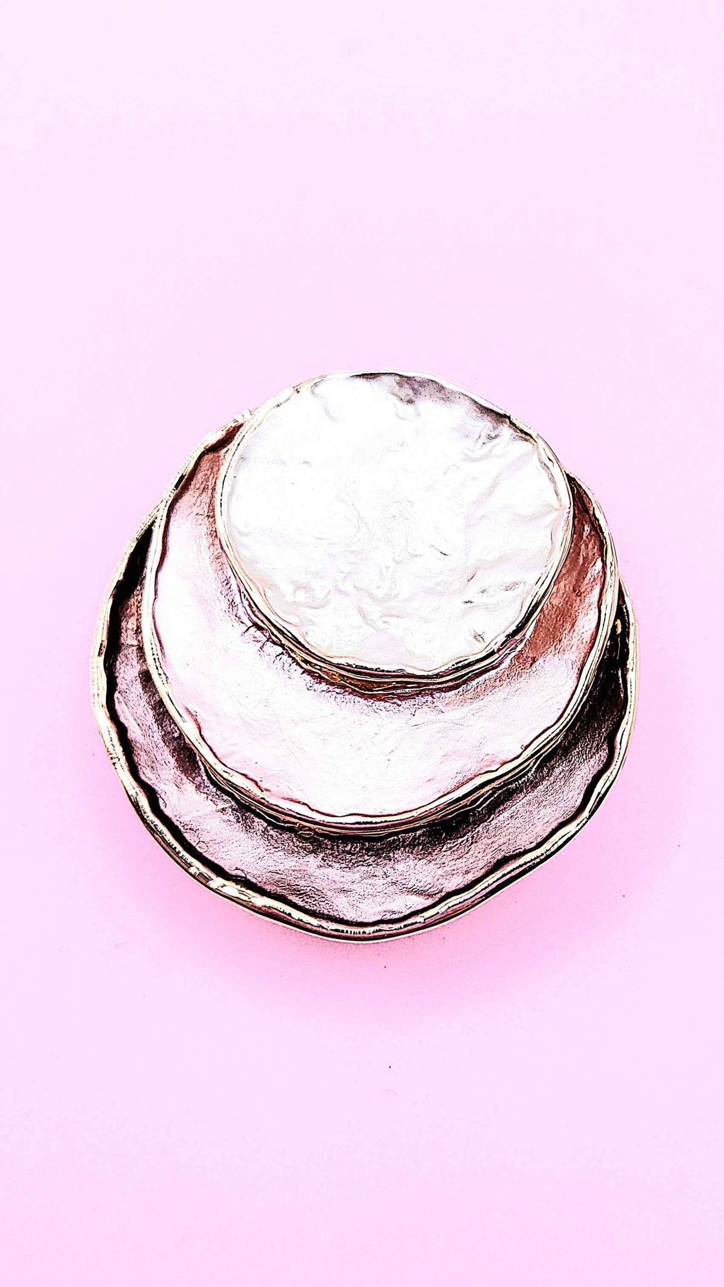 Abstract Magnetic Layered Brooch