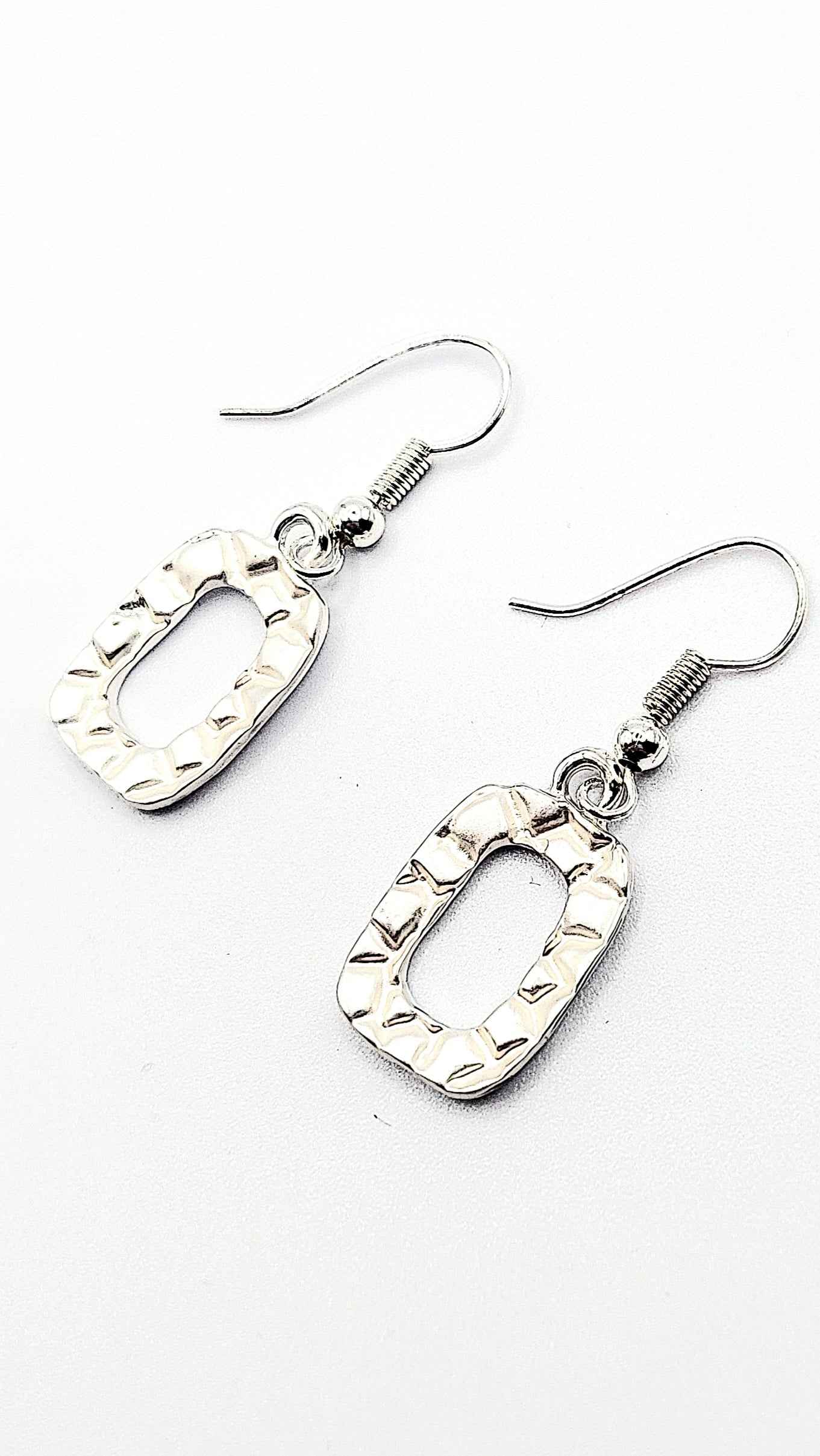 Abstract Square Necklace & Earrings Set