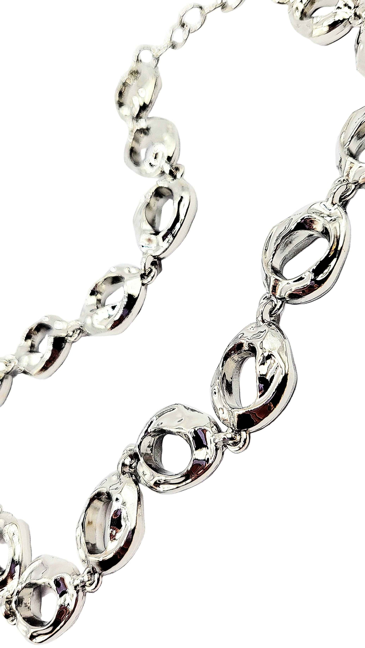Melted Link Chain Necklace