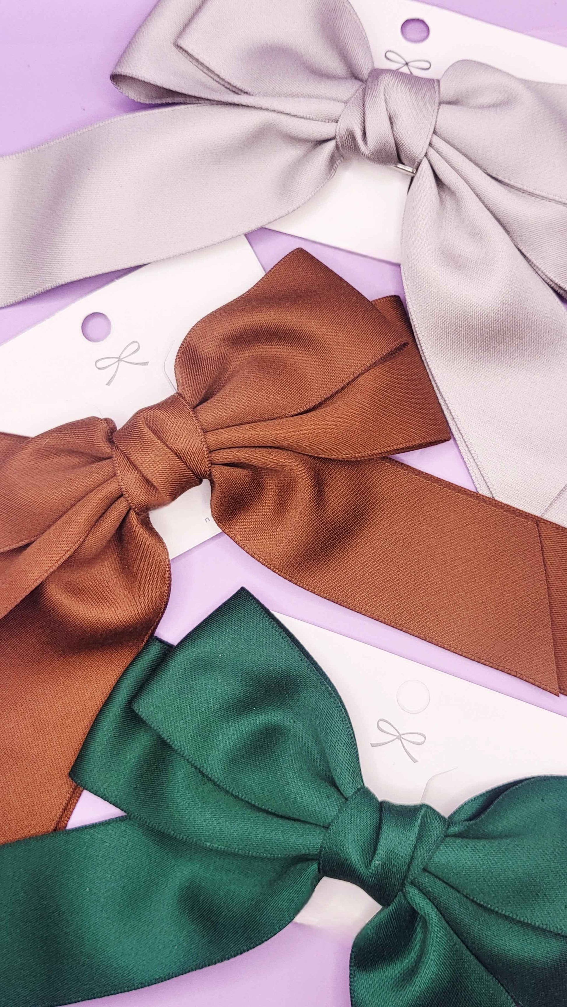Hair Bow Clip Slide Pack of 12