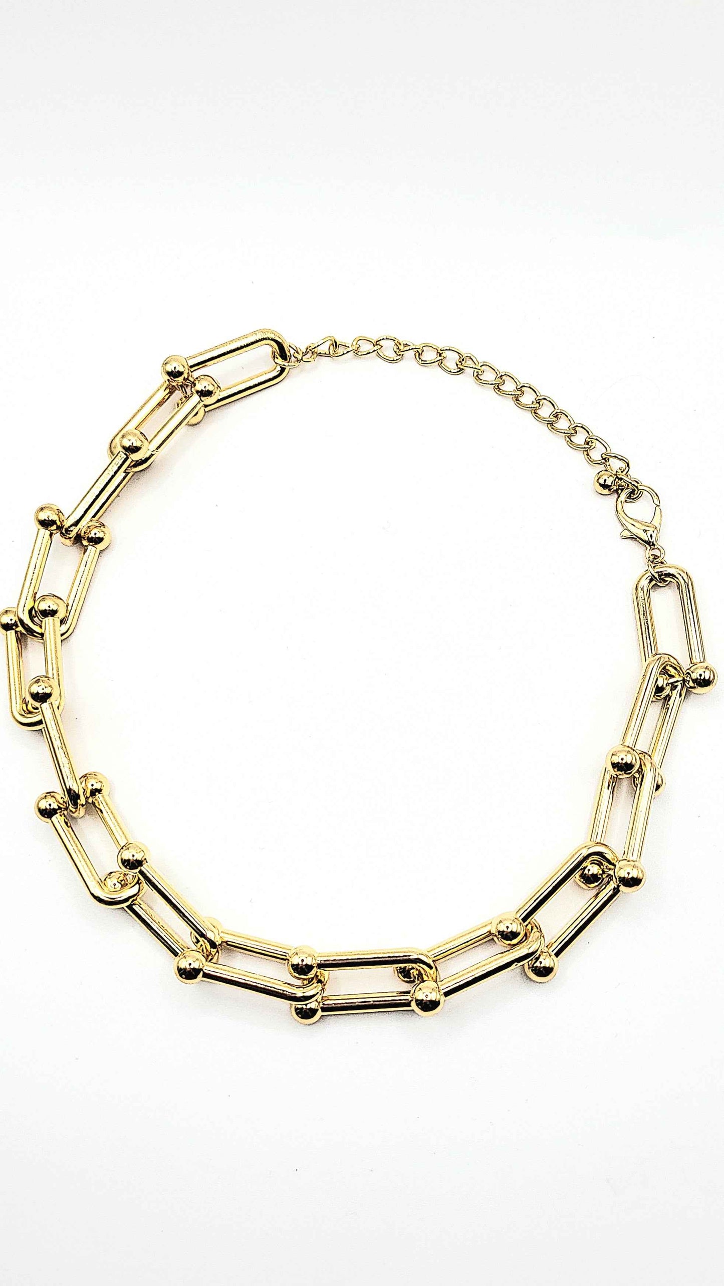 Chunky Paperclip Link Chain Necklace