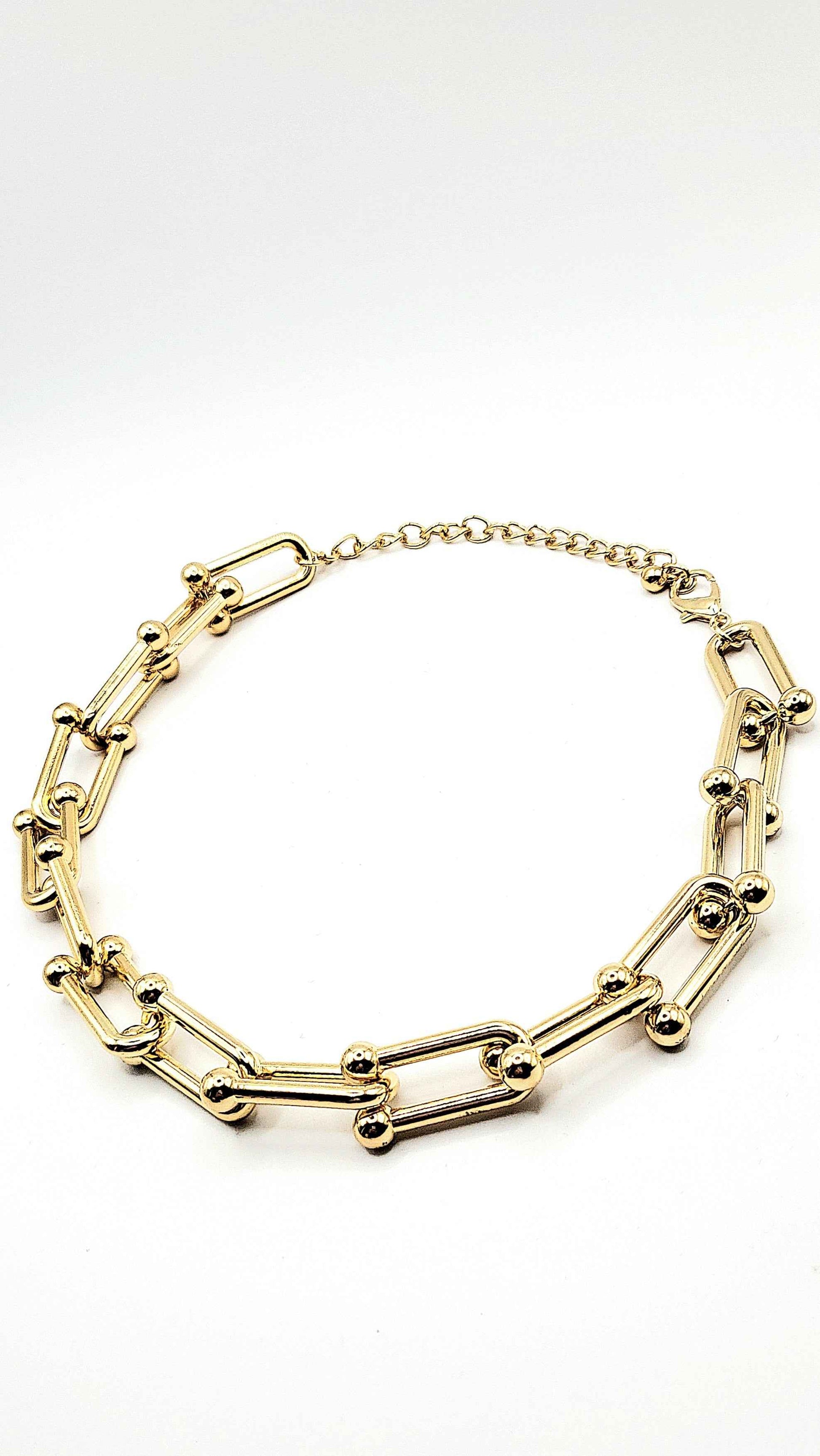 Chunky Paperclip Link Chain Necklace