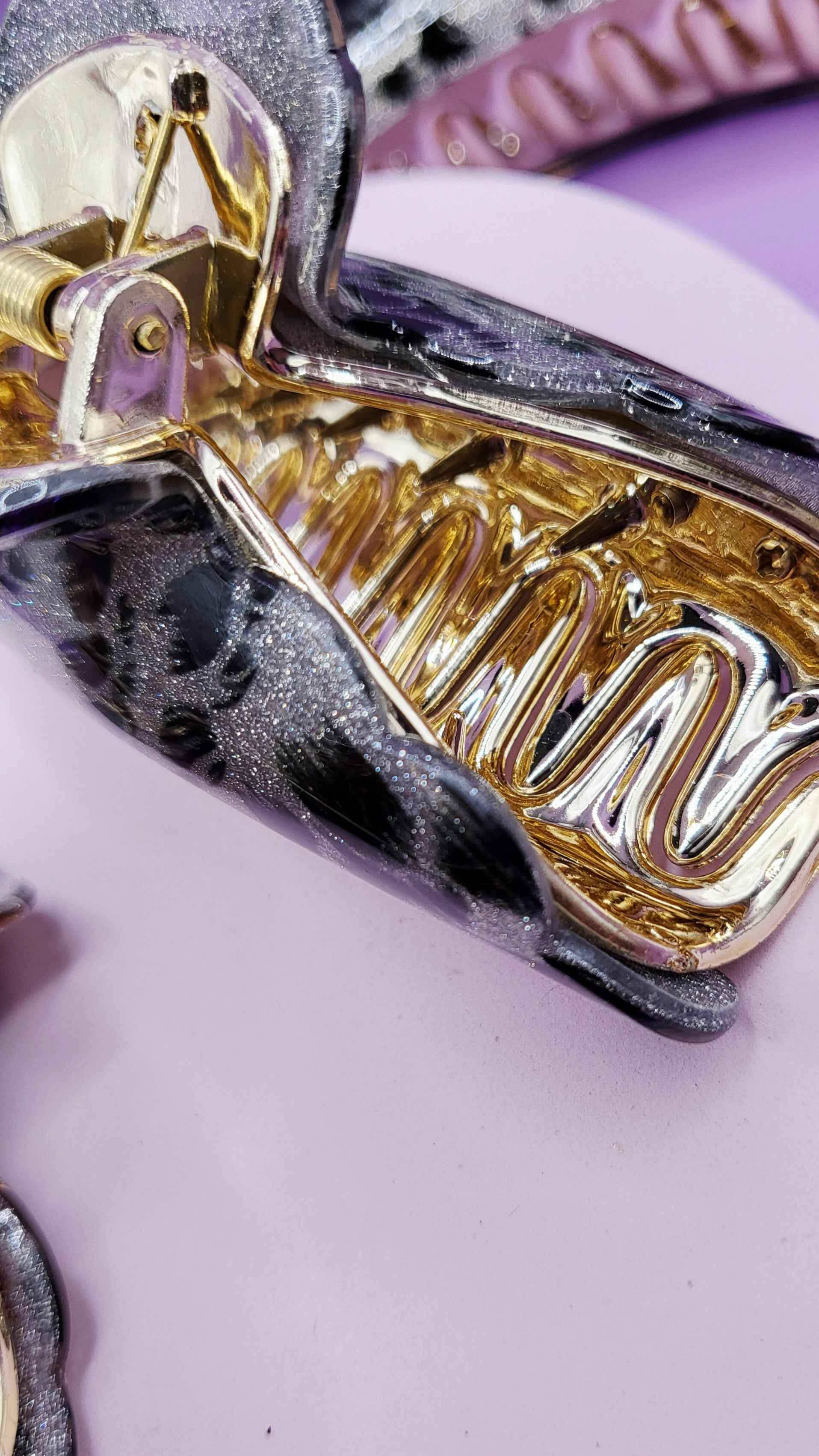 Shiny Sparkly Hair Clamps Pack of 12