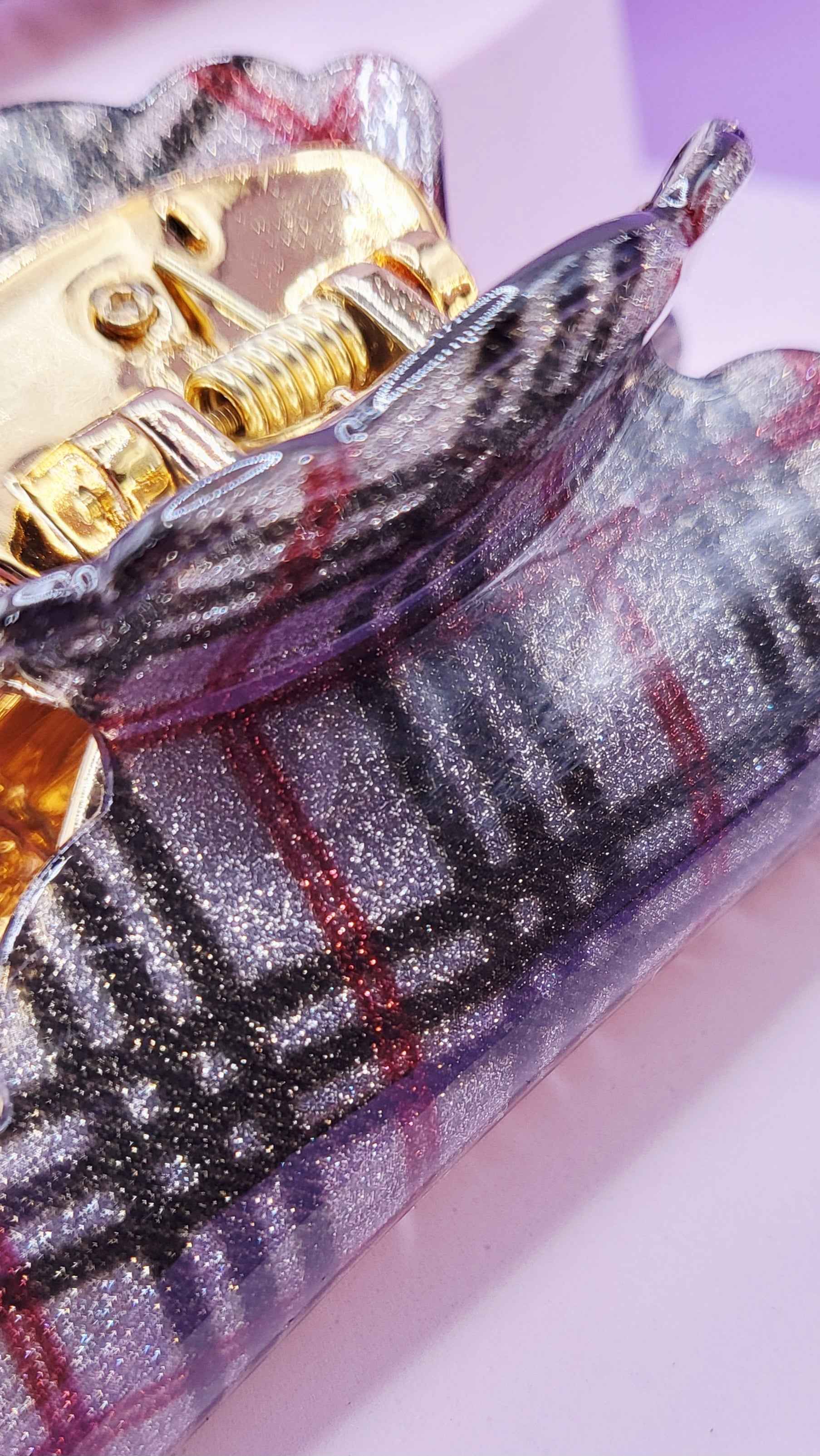 Shiny Sparkly Hair Clamps Pack of 12