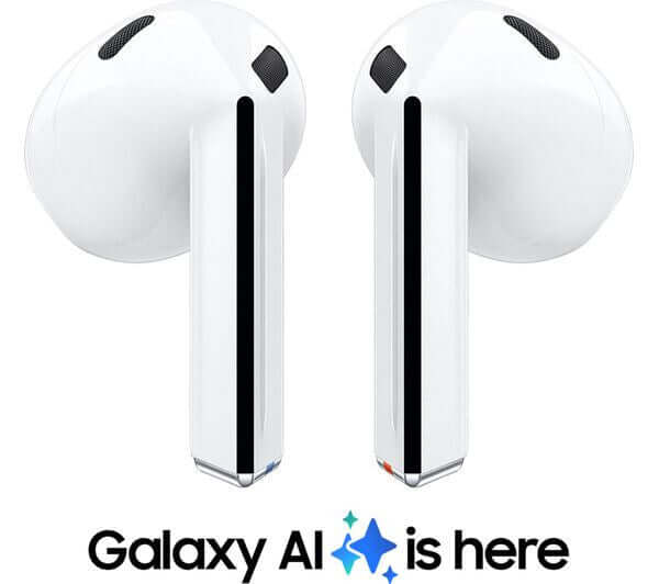 SAMSUNG GALAXY BUDS3 WIRELESS ACTIVE NOISE CANCELLING HEADPHONES WHITE SM-R530