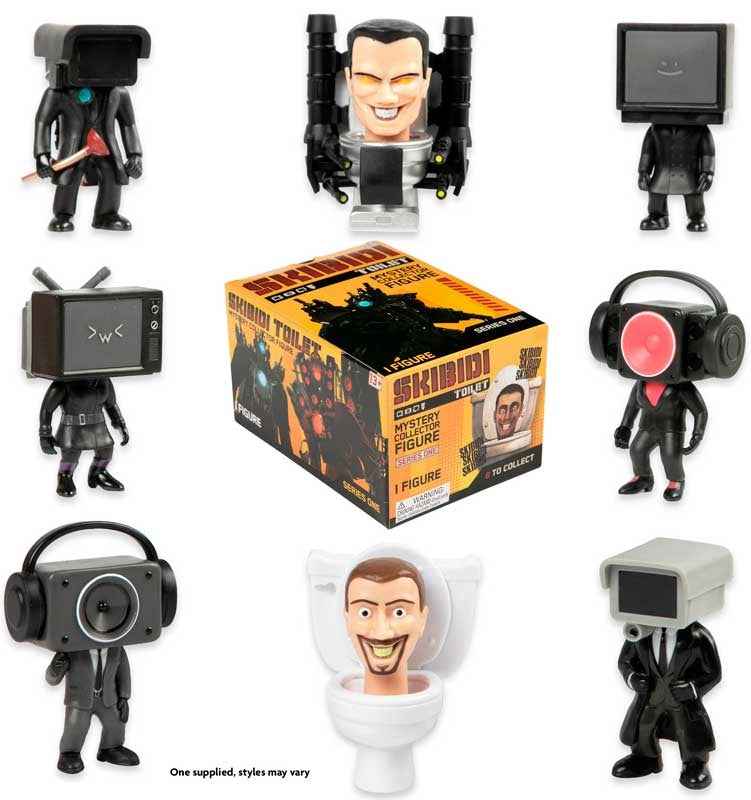 Skibidi Toilet Deluxe Mystery Figures Assorted
